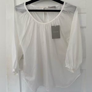 Everlane Lightweight peasant top